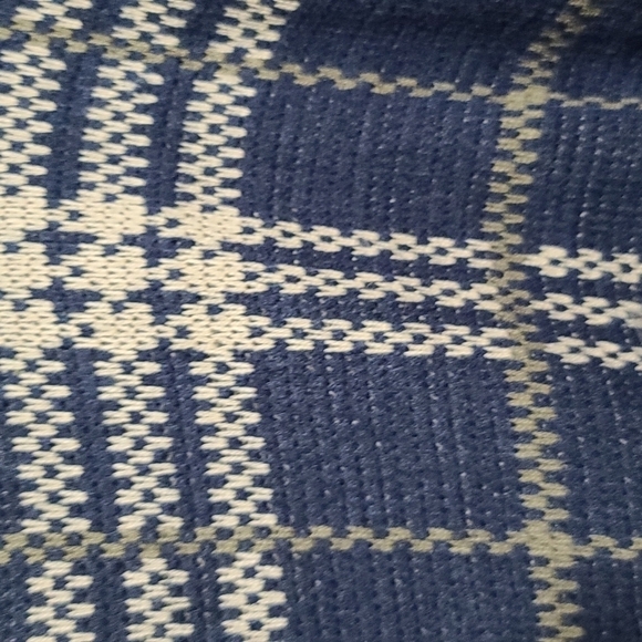 NWT Trading Company Men's Plaid Sweater Navy Tan Vintage? Size XL - Picture 2 of 8